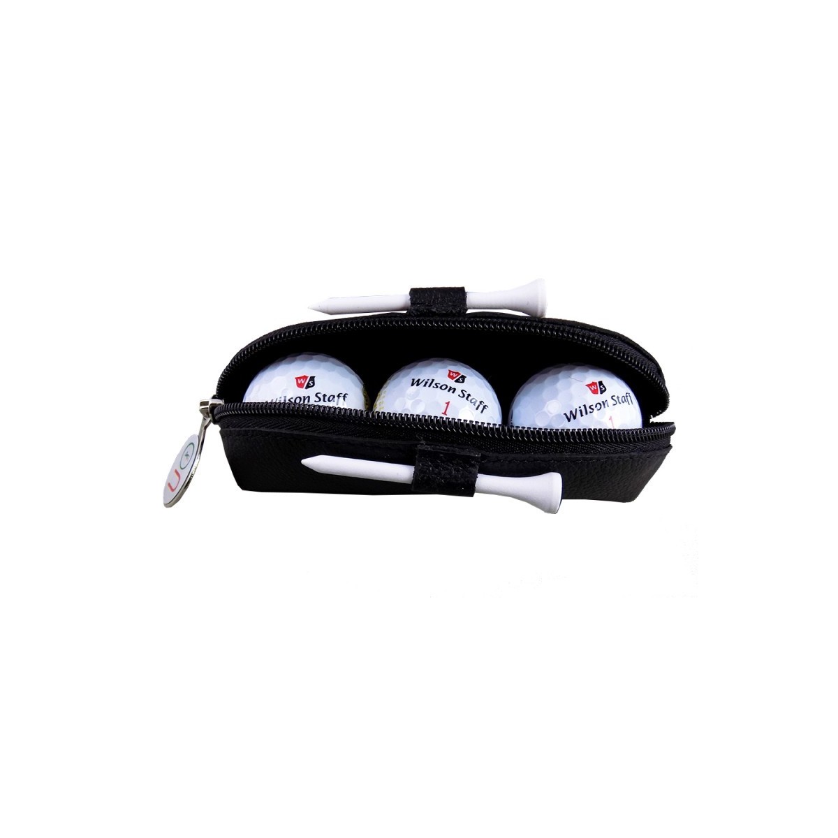 TROUSSE LEATHER NOIR