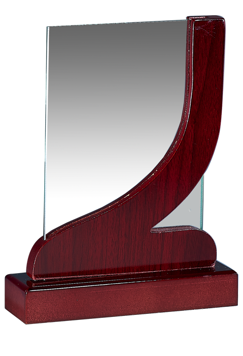 Trophée Verre/Bois Personnalisé 163-61-CLI