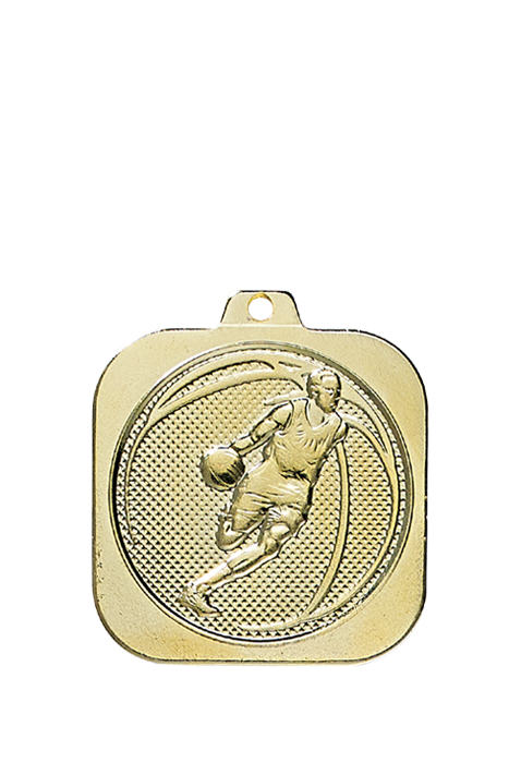 Médaille 35 x 35 mm Basket  - DK03