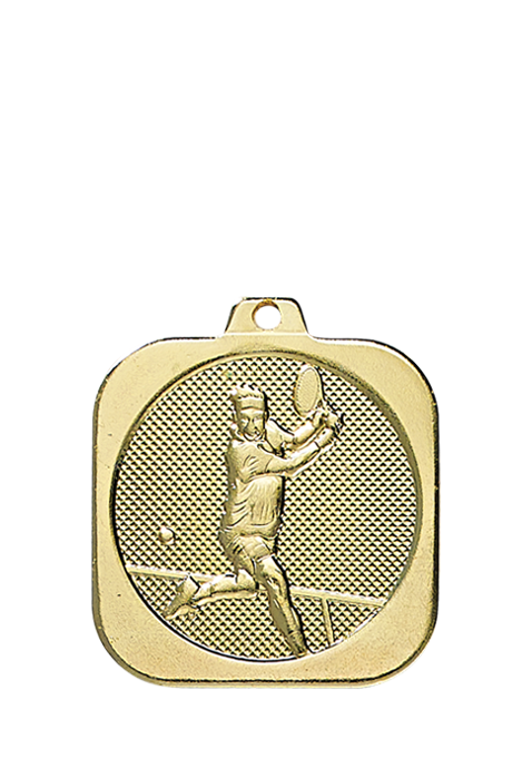 Médaille 35 x 35 mm Tennis  - DK15